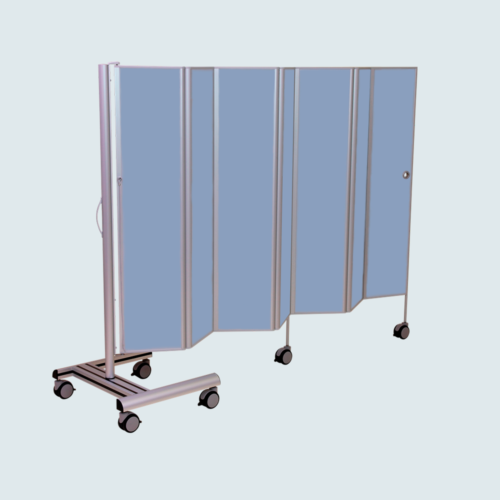 mampara hospitalaria móvil o transportable