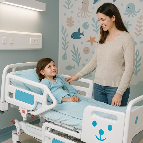 cama hospitalaria pediátrica teddy bed