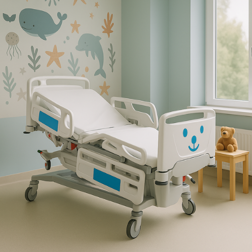 Cama Teddy Bed en trendelenburg Cama Teddy Bed en posición de trendelenburg